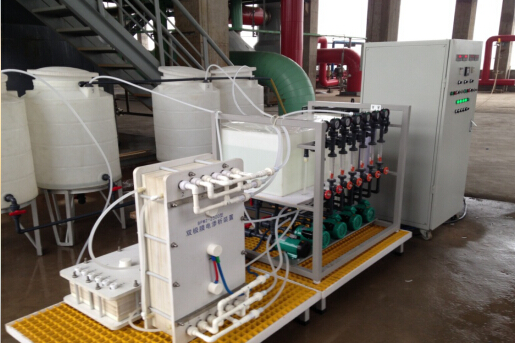 雙極膜法有機酸制備中試設備及實驗結果